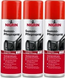 Nigrin Gummi-Pflegespray 3x 300 Milliliter