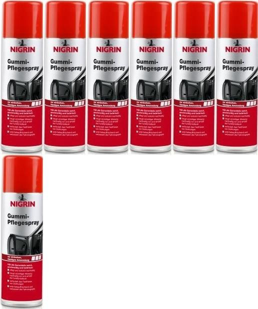 Nigrin Gummi-Pflegespray 7x 300 Milliliter