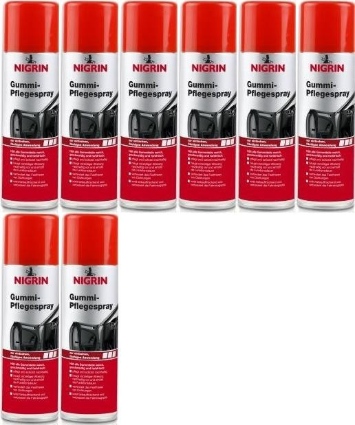 Nigrin Gummi-Pflegespray 8x 300 Milliliter