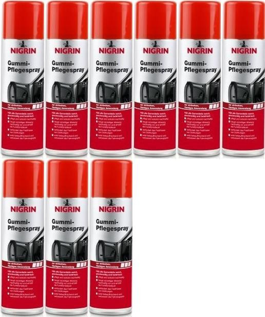 Nigrin Gummi-Pflegespray 9x 300 Milliliter