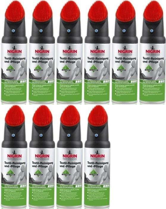 Nigrin Textil-Reinigung und -Pflege Spray 10x 400 Milliliter
