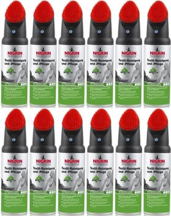 Nigrin Textil-Reinigung und -Pflege Spray 12x 400 Milliliter