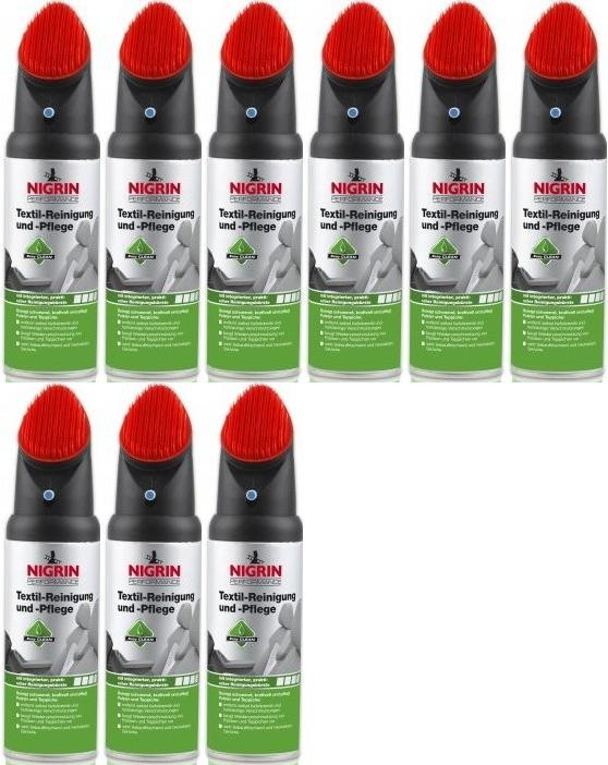 Nigrin Textil-Reinigung und -Pflege Spray 9x 400 Milliliter