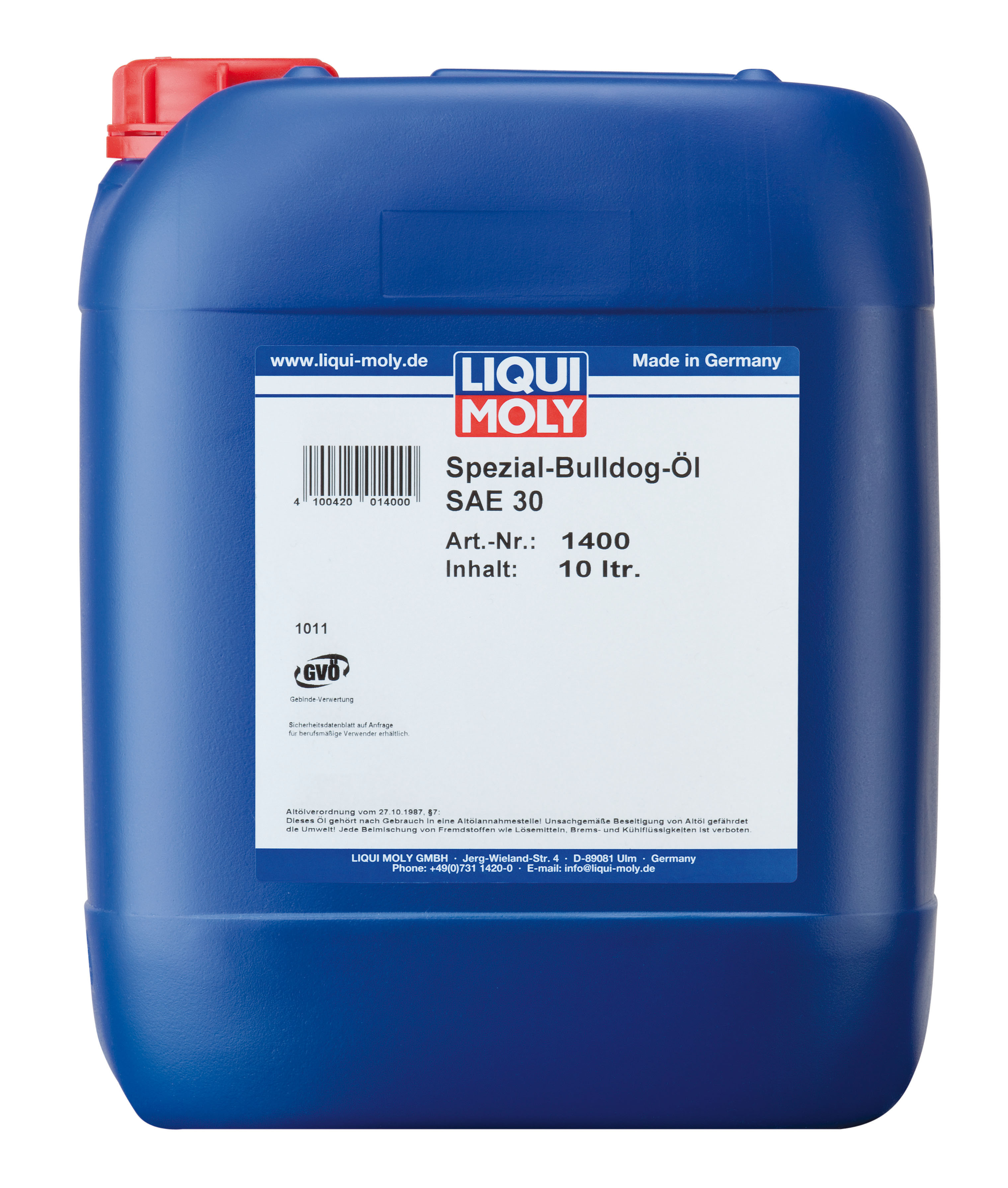 Liqui Moly  Spezial Bulldog-Öl SAE 30 Motoröl 10l