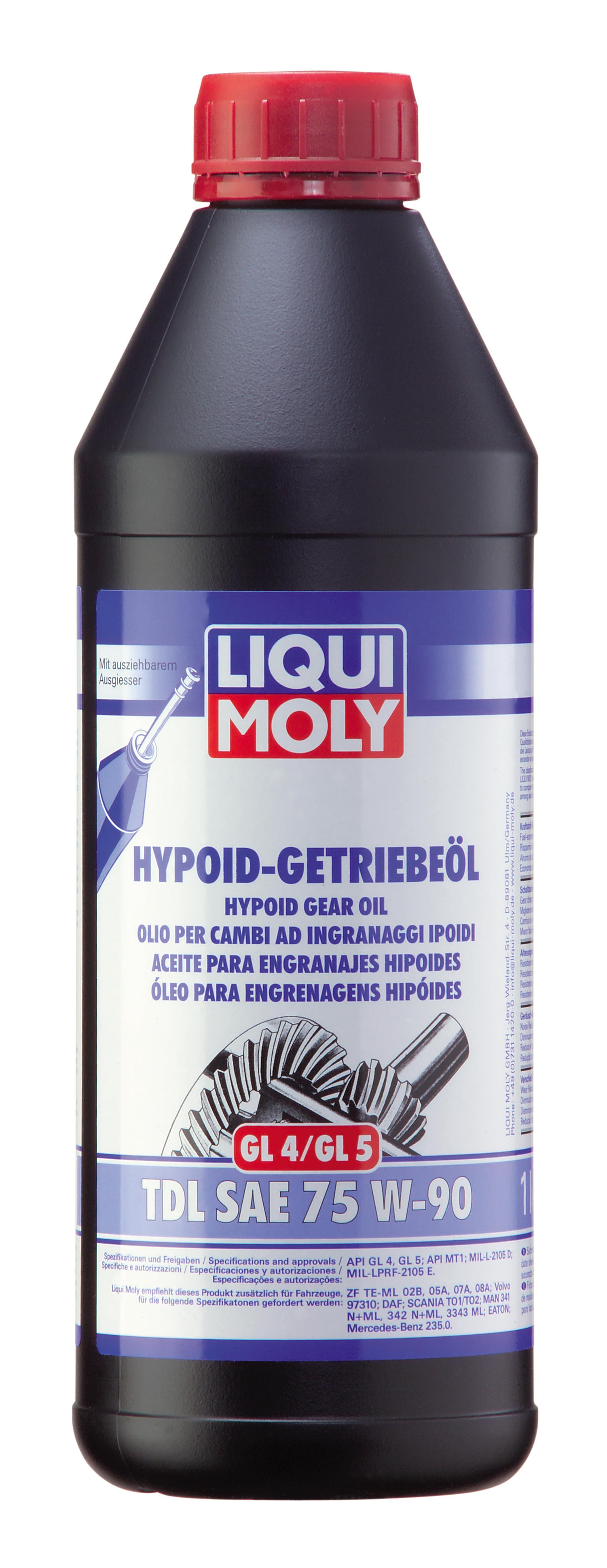 Liqui Moly Hypoid Getriebeöl TDL SAE 75W-90 GL4/GL5 1l