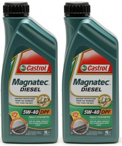 Castrol Magnatec Diesel 5W-40 DPF Motoröl 2x 1l = 2 Liter