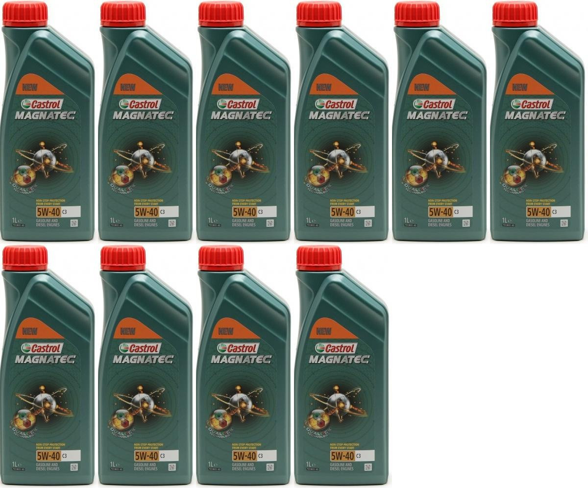 Castrol Magnatec 5W-40 C3 Motoröl 10x 1l = 10 Liter