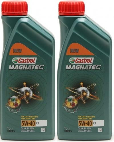 Castrol Magnatec 5W-40 C3 Motoröl 2x 1l = 2 Liter