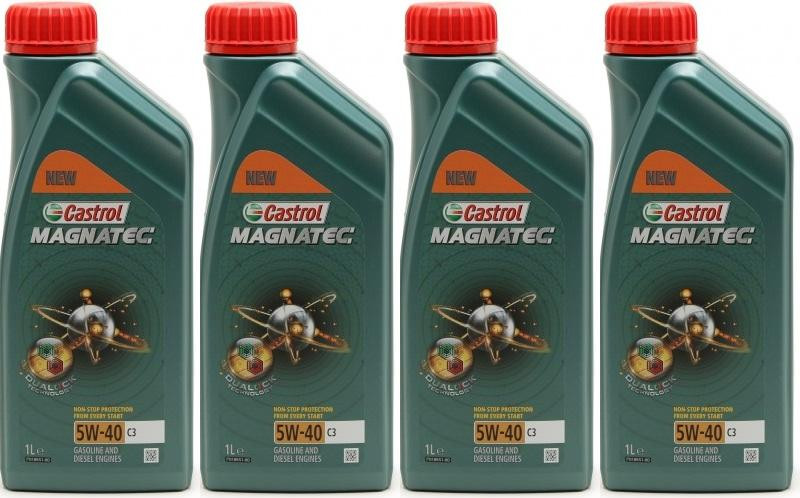 Castrol Magnatec 5W-40 C3 Motoröl 4x 1l = 4 Liter