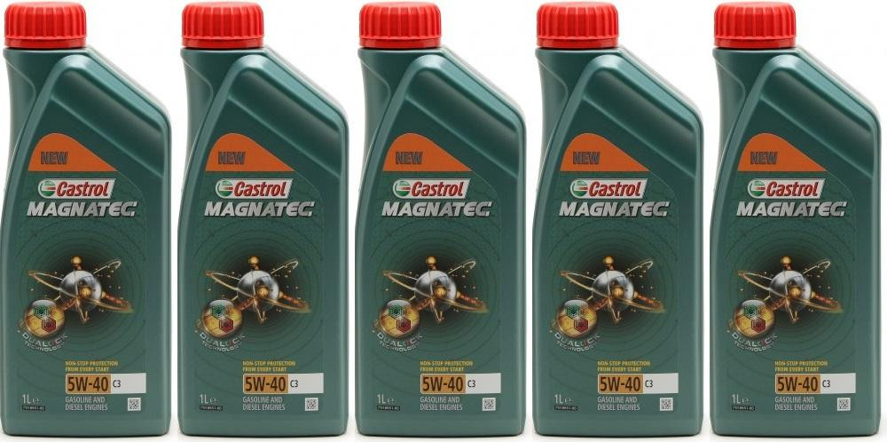 Castrol Magnatec 5W-40 C3 Motoröl 5x 1l = 5 Liter