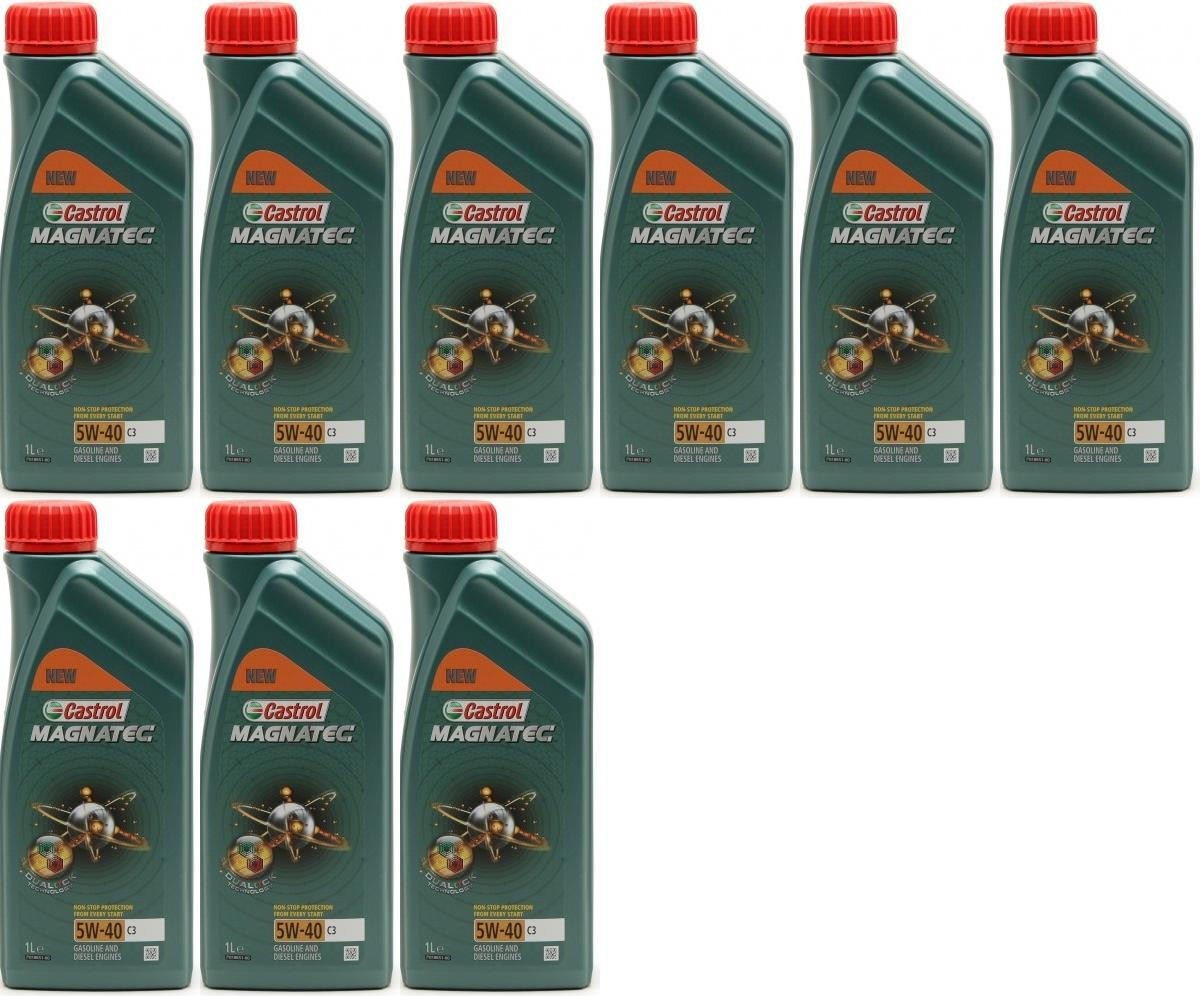 Castrol Magnatec 5W-40 C3 Motoröl 9x 1l = 9 Liter
