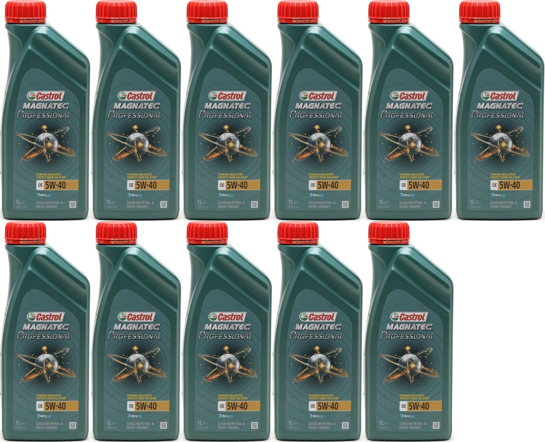 Castrol Magnatec Professional OE 5W-40 Motoröl 11x 1l = 11 Liter