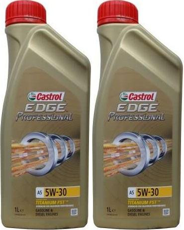 Castrol Edge Professional Titanium A5 5W-30 Motoröl 2x 1l = 2 Liter