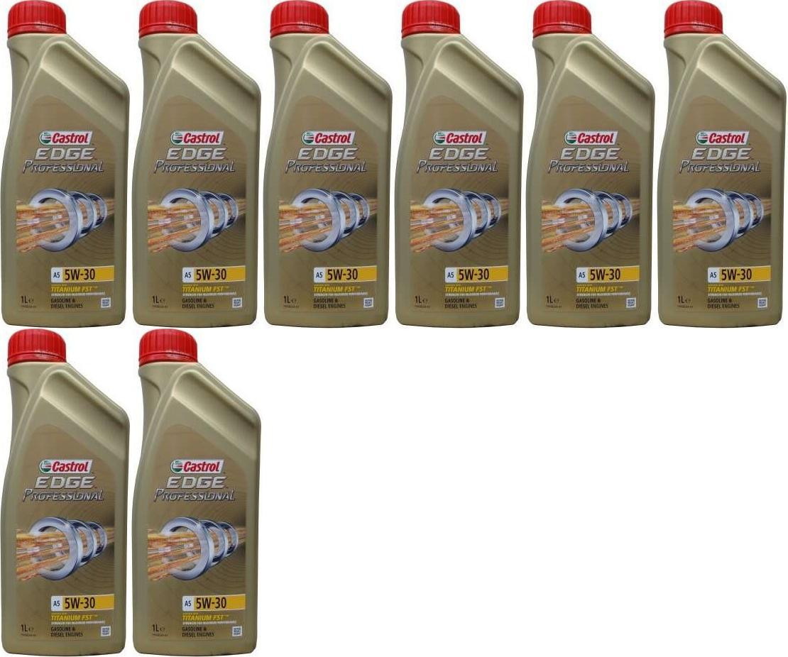Castrol Edge Professional Titanium A5 5W-30 Motoröl 8x 1l = 8 Liter