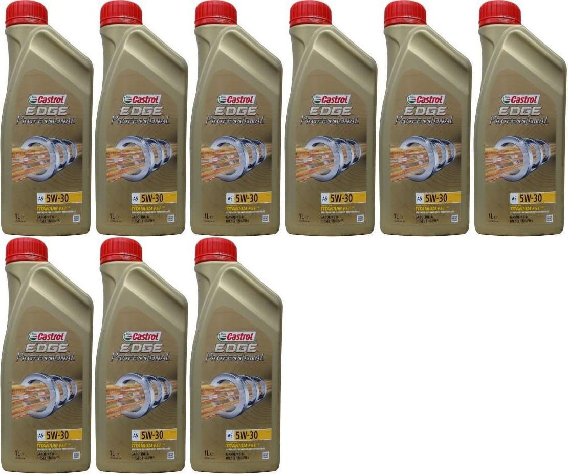 Castrol Edge Professional Titanium A5 5W-30 Motoröl 9x 1l = 9 Liter