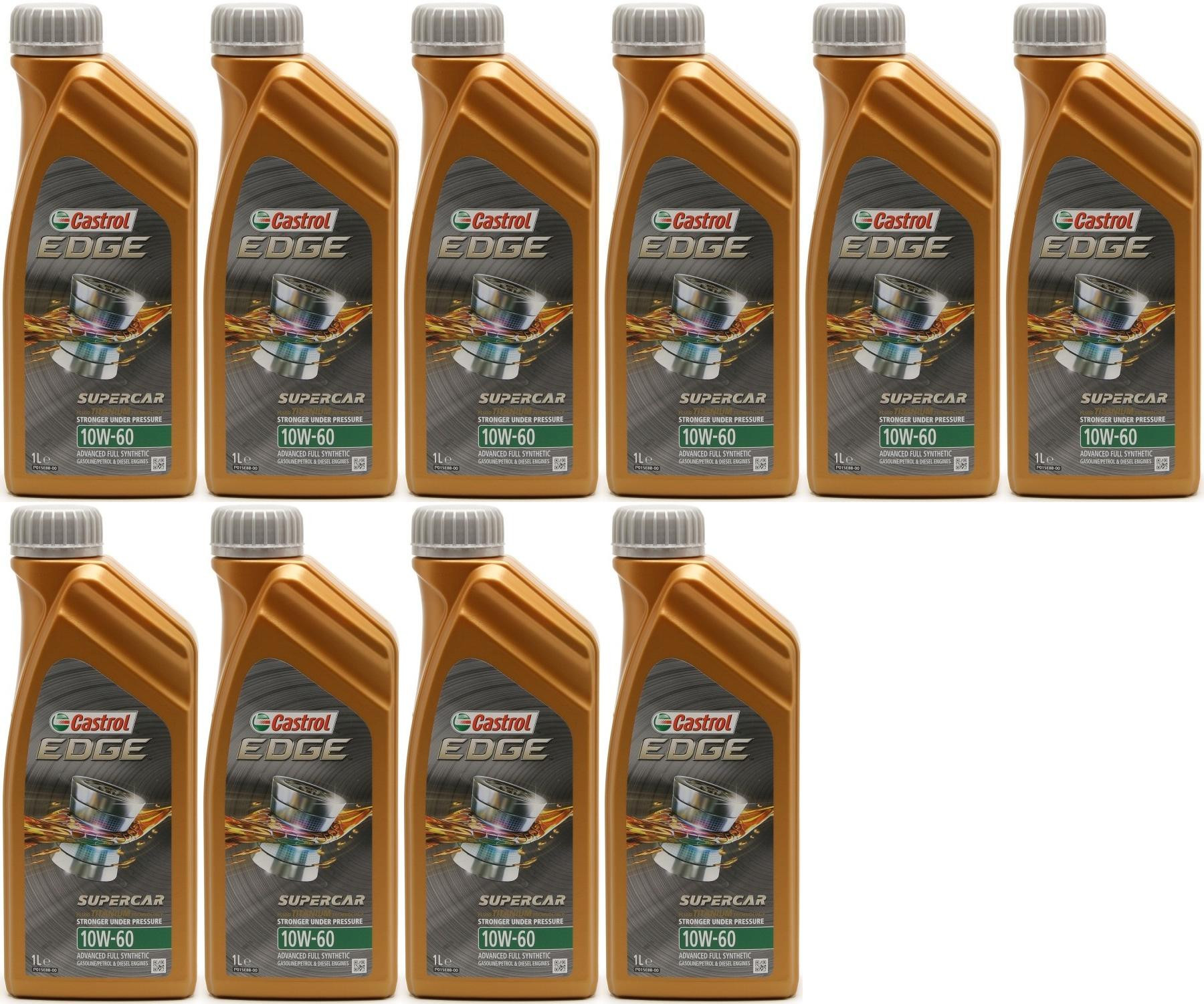 Castrol Edge 10W-60 Supercar Motoröl 10x 1l = 10 Liter