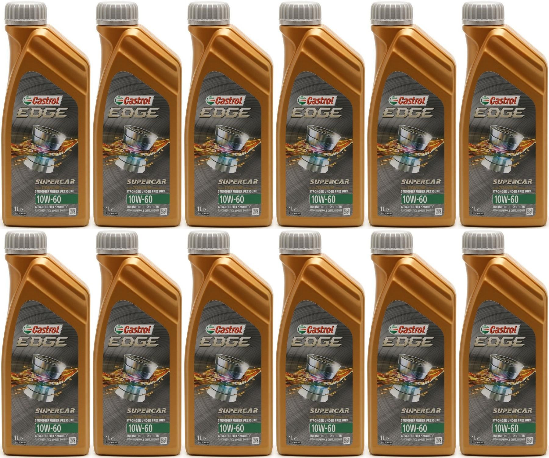 Castrol Edge 10W-60 Supercar Motoröl 12x 1l = 12 Liter
