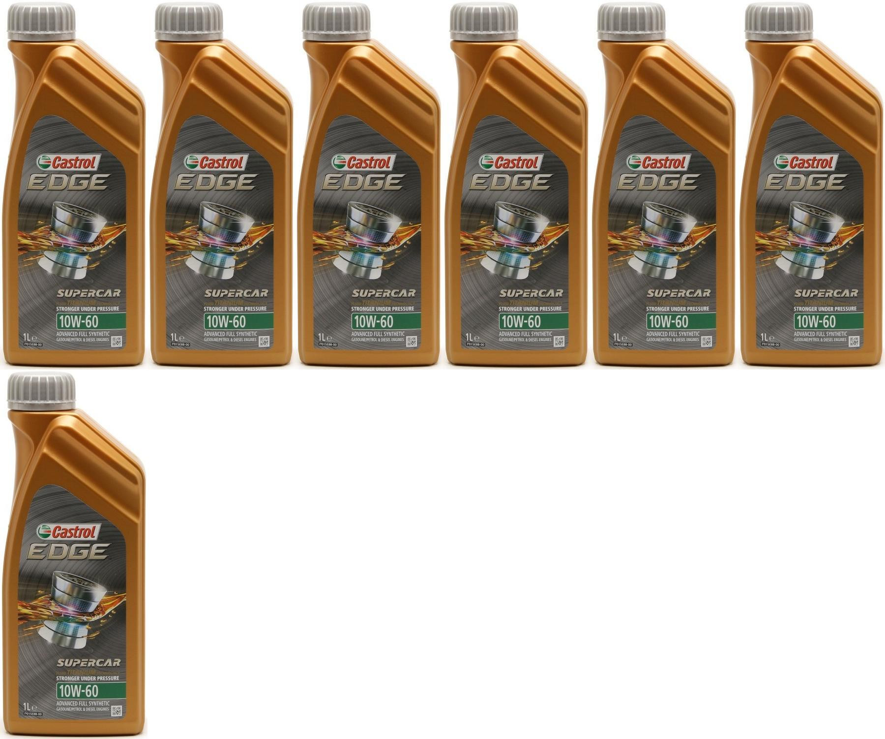 Castrol Edge 10W-60 Supercar Motoröl 7x 1l = 7 Liter