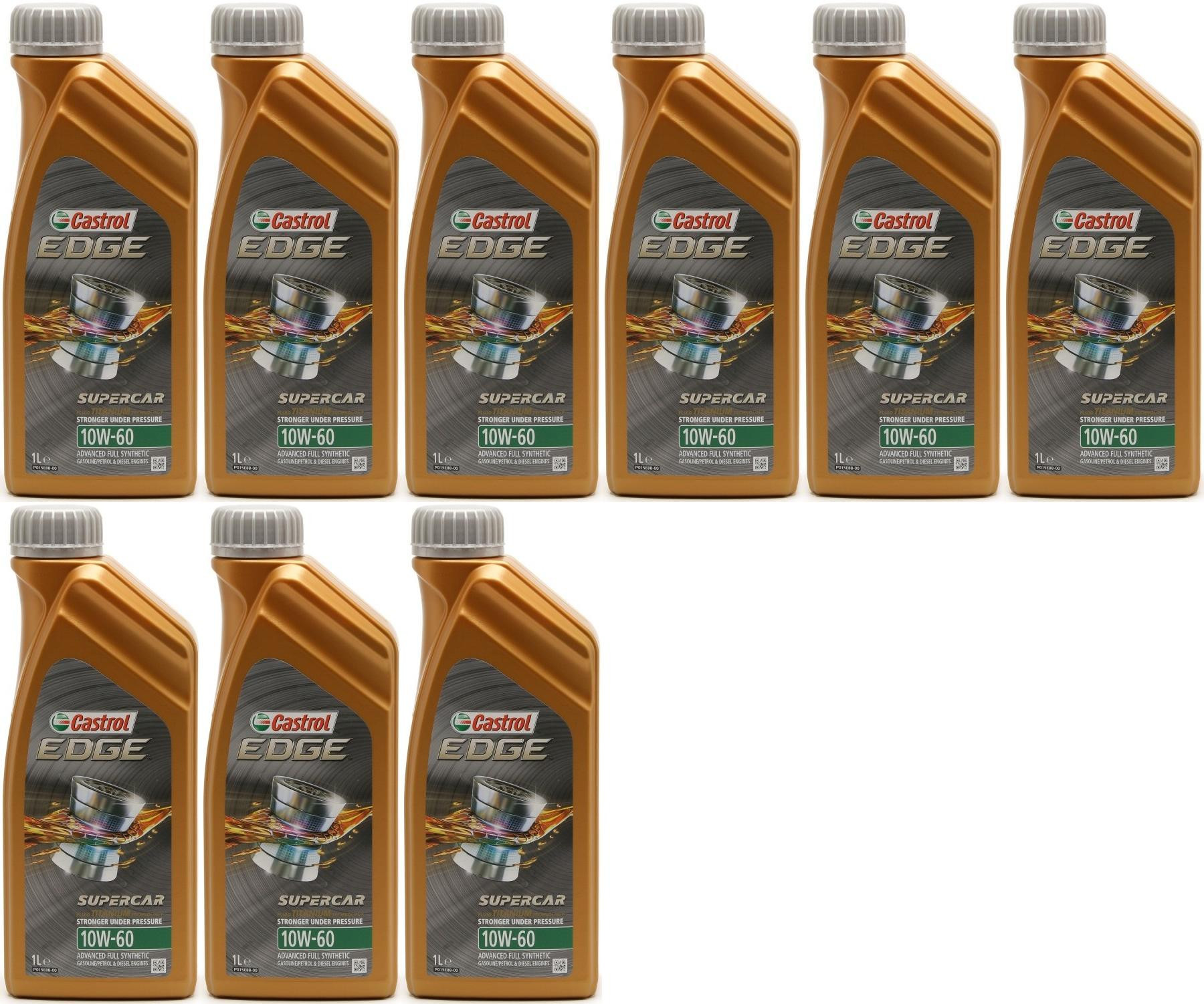Castrol Edge 10W-60 Supercar Motoröl 9x 1l = 9 Liter