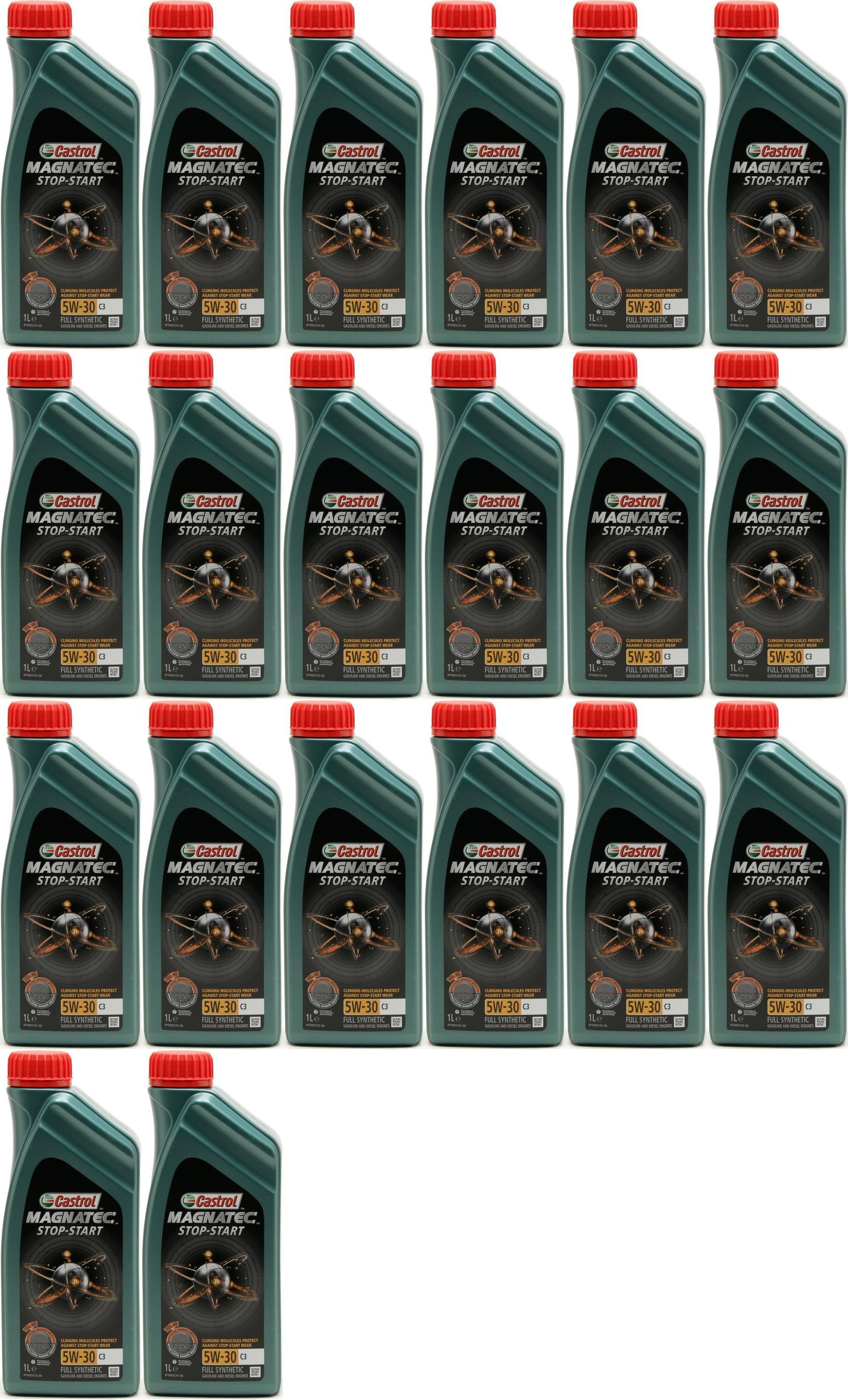 Castrol Magnatec Motoröl 5W-30 C3 20x 1l = 20 Liter