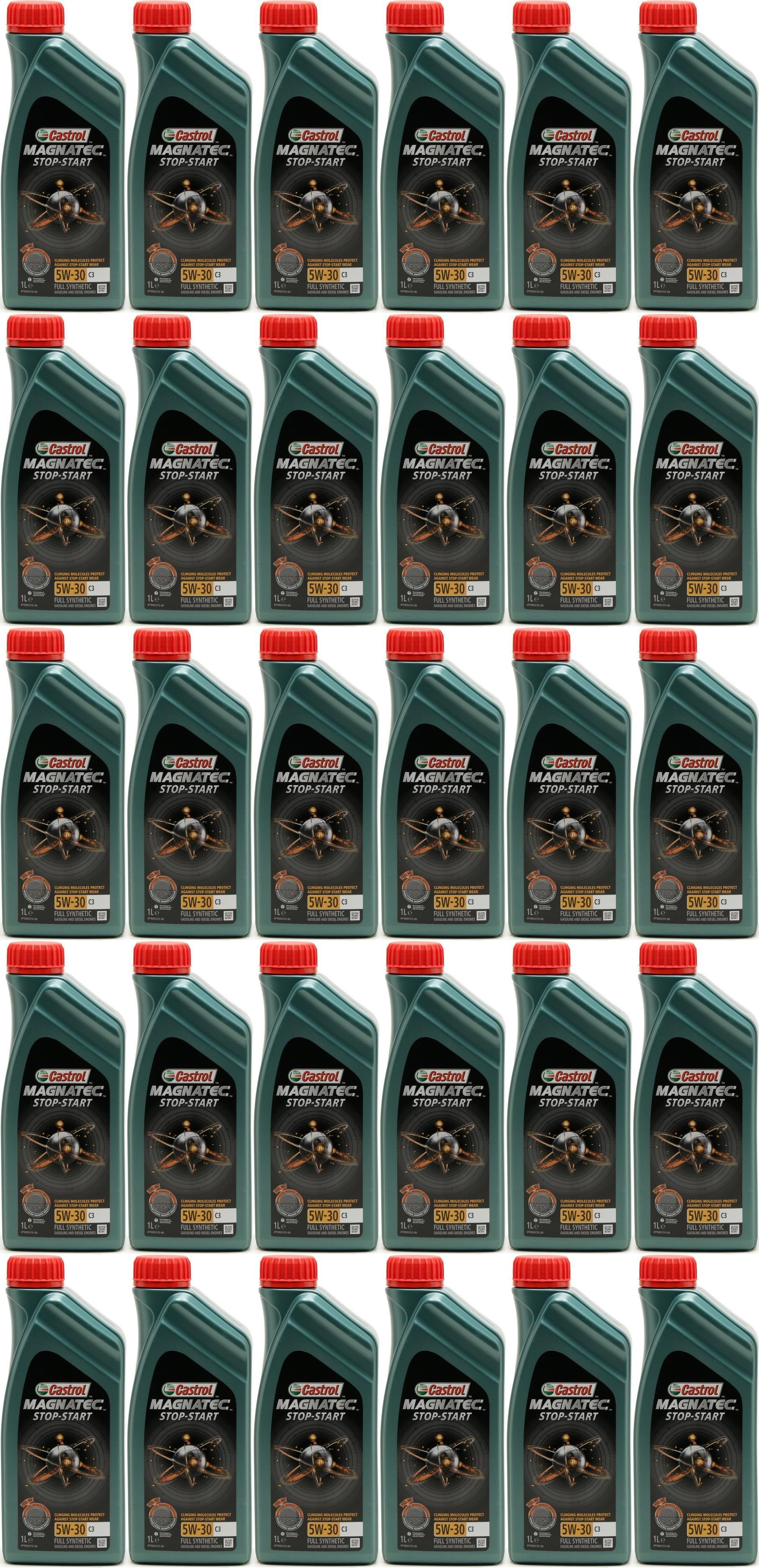 Castrol Magnatec Motoröl 5W-30 C3 30x 1l = 30 Liter