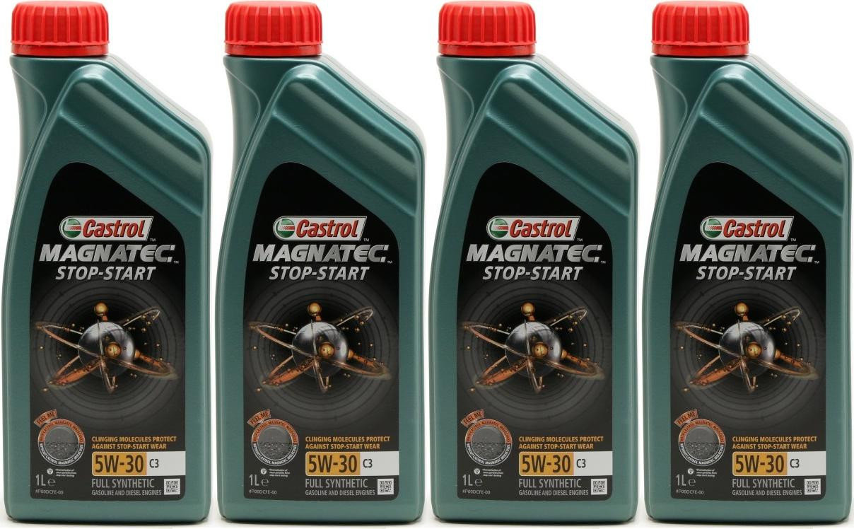 Castrol Magnatec Motoröl 5W-30 C3 4x 1l = 4 Liter