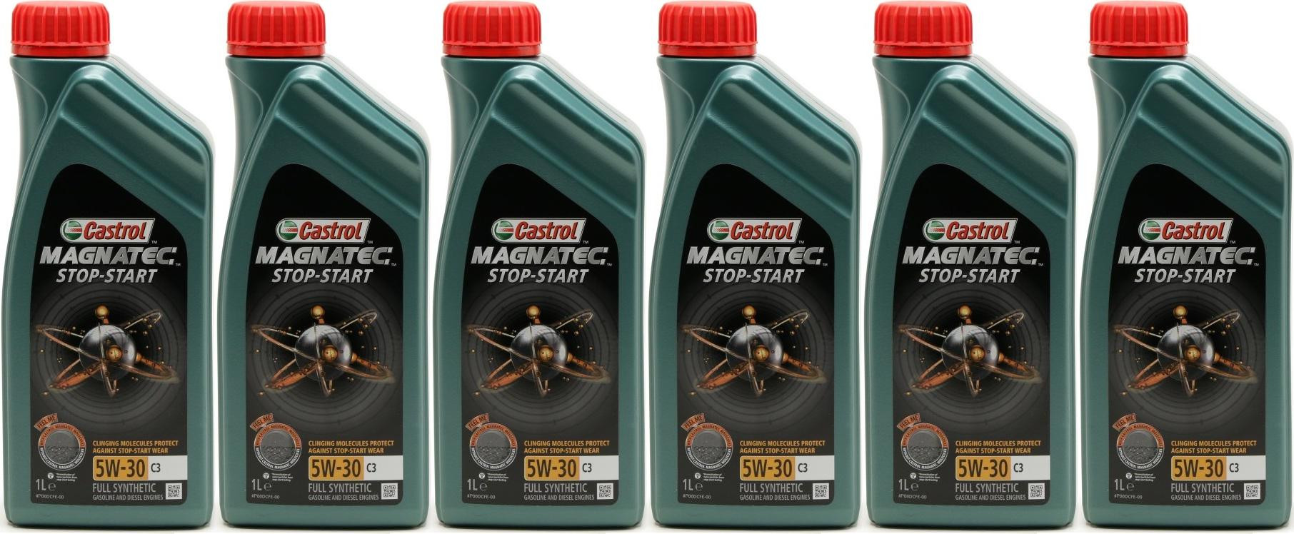 Castrol Magnatec Motoröl 5W-30 C3 6x 1l = 6 Liter