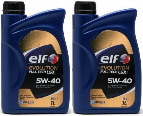 Elf Evolution FULL-TECH LSX 5W-40 Motoröl 2x 1l = 2 Liter