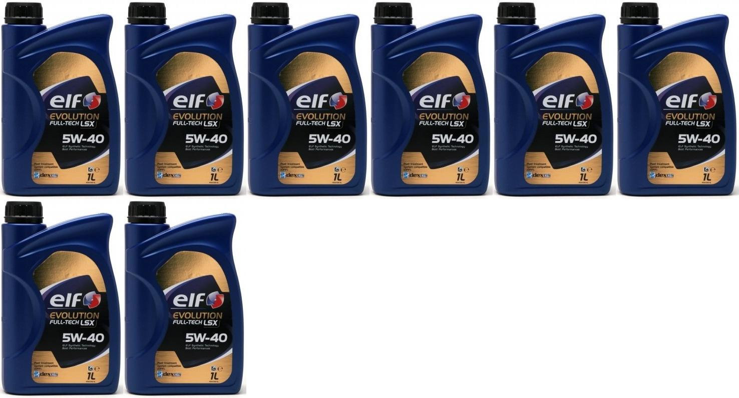Elf Evolution FULL-TECH LSX 5W-40 Motoröl 8x 1l = 8 Liter