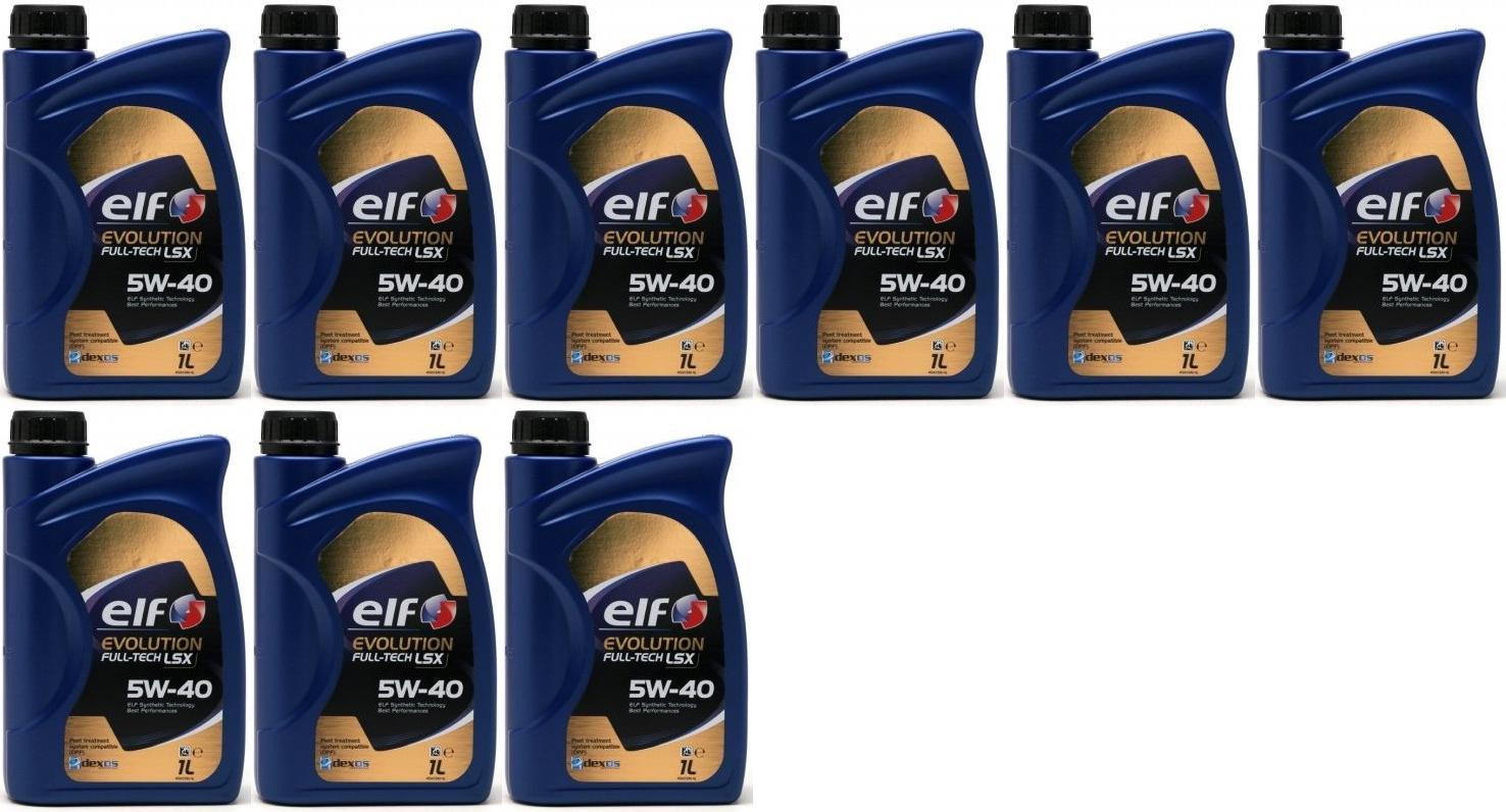 Elf Evolution FULL-TECH LSX 5W-40 Motoröl 9x 1l = 9 Liter