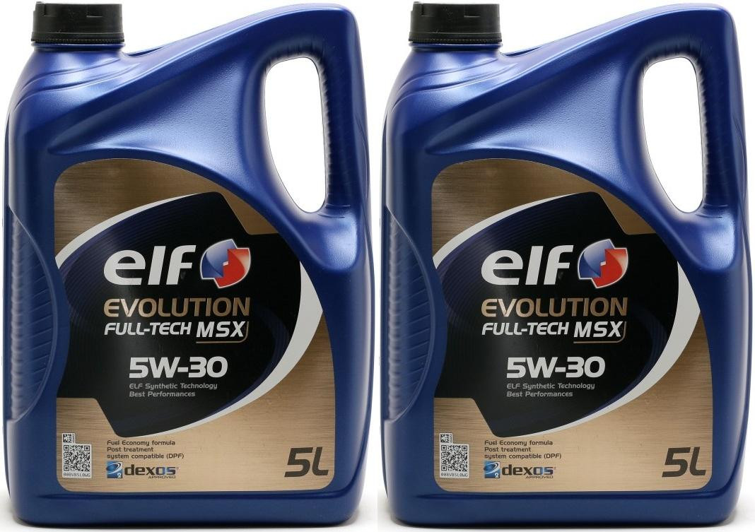 Elf Evolution FULL-TECH MSX 5W-30 Motoröl 2x 5 = 10 Liter
