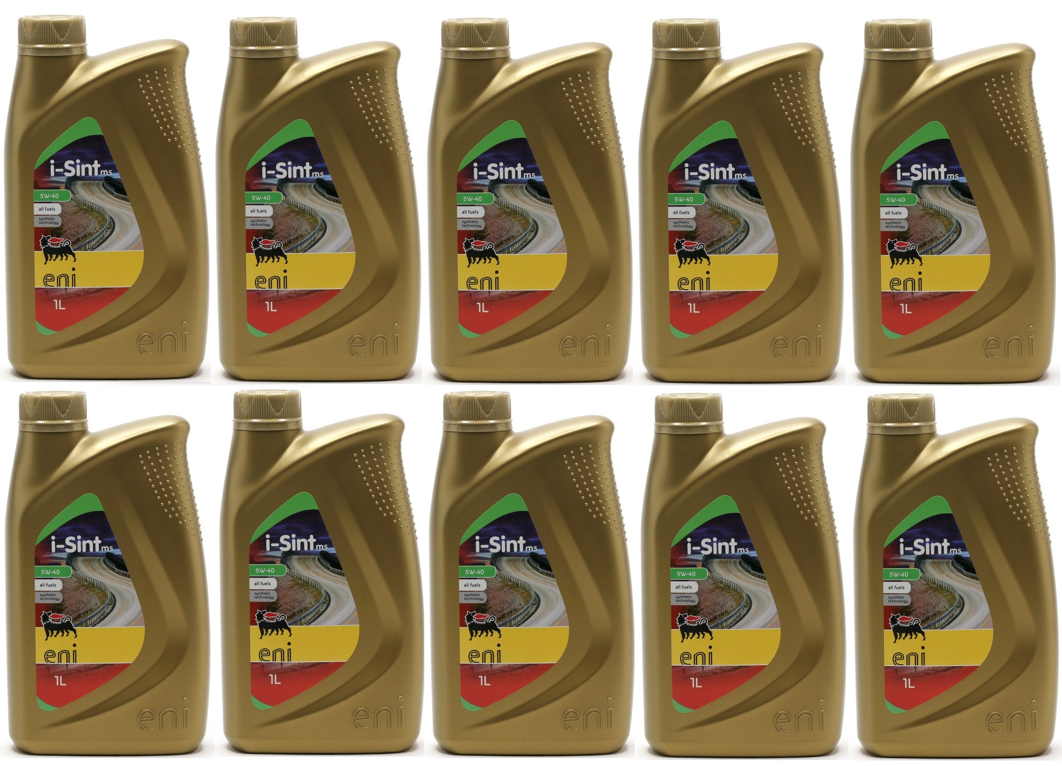 ENI i-Sint MS 5W-40 Motoröl 10x 1l = 10 Liter