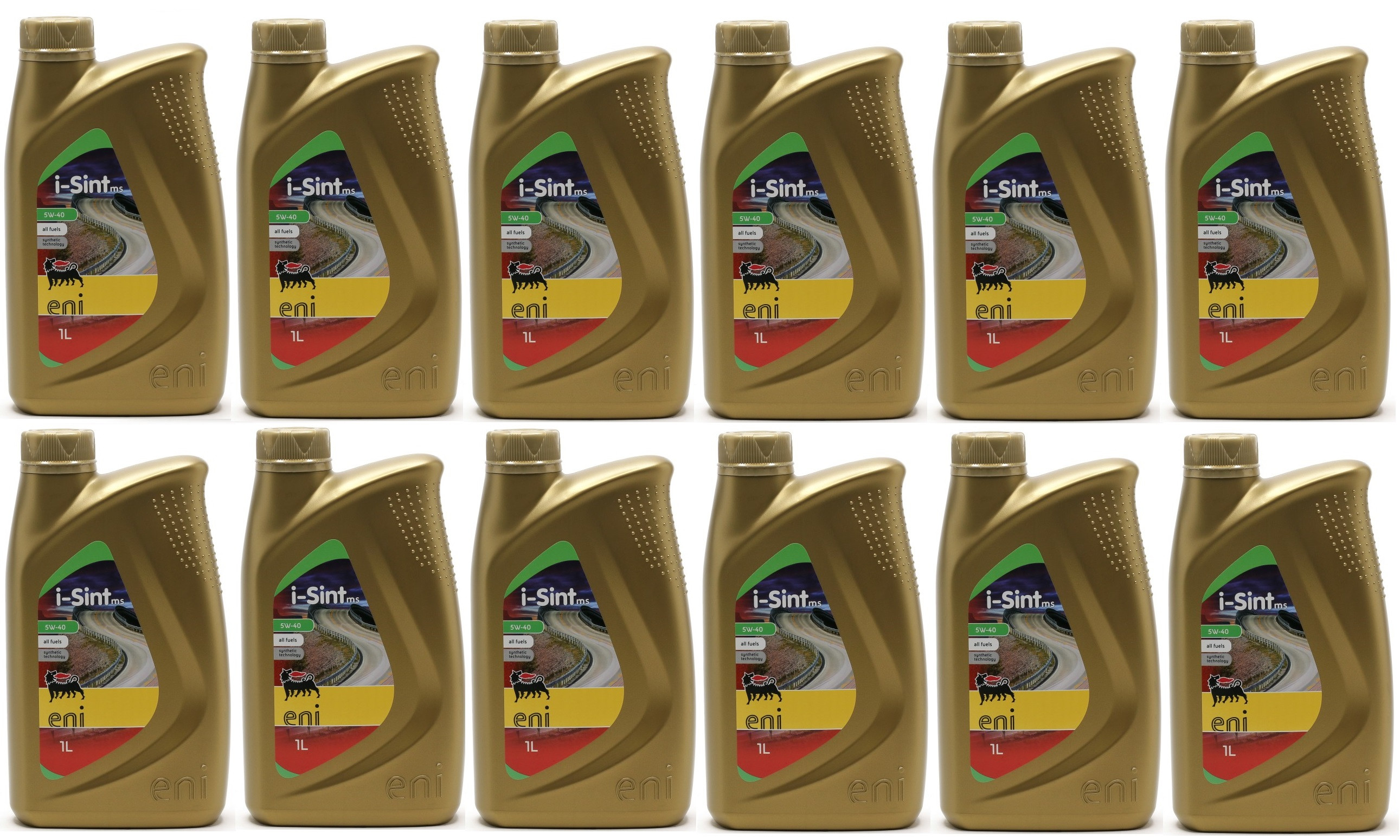 ENI i-Sint MS 5W-40 Motoröl 12x 1l = 12 Liter