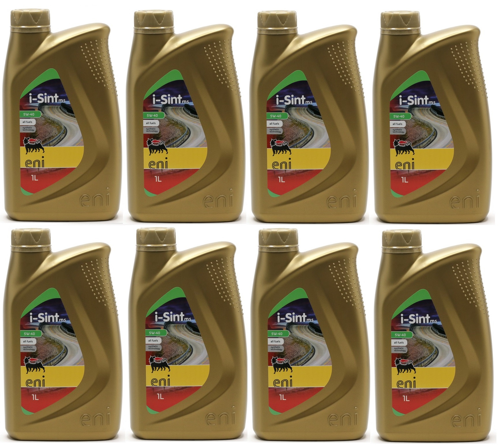 ENI i-Sint MS 5W-40 Motoröl 8x 1l = 8 Liter