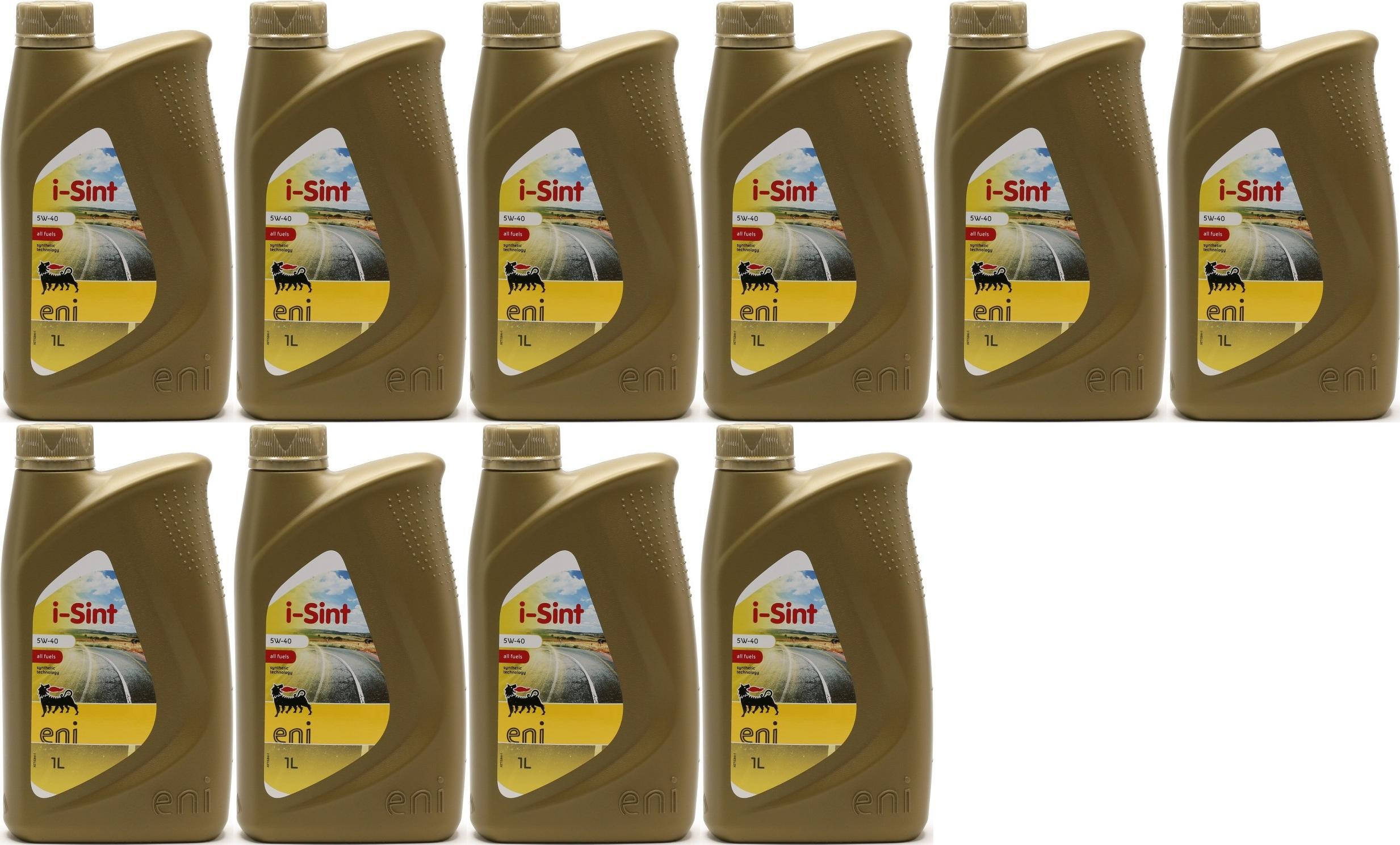ENI i-Sint 5W-40 Motoröl 10x 1l = 10 Liter