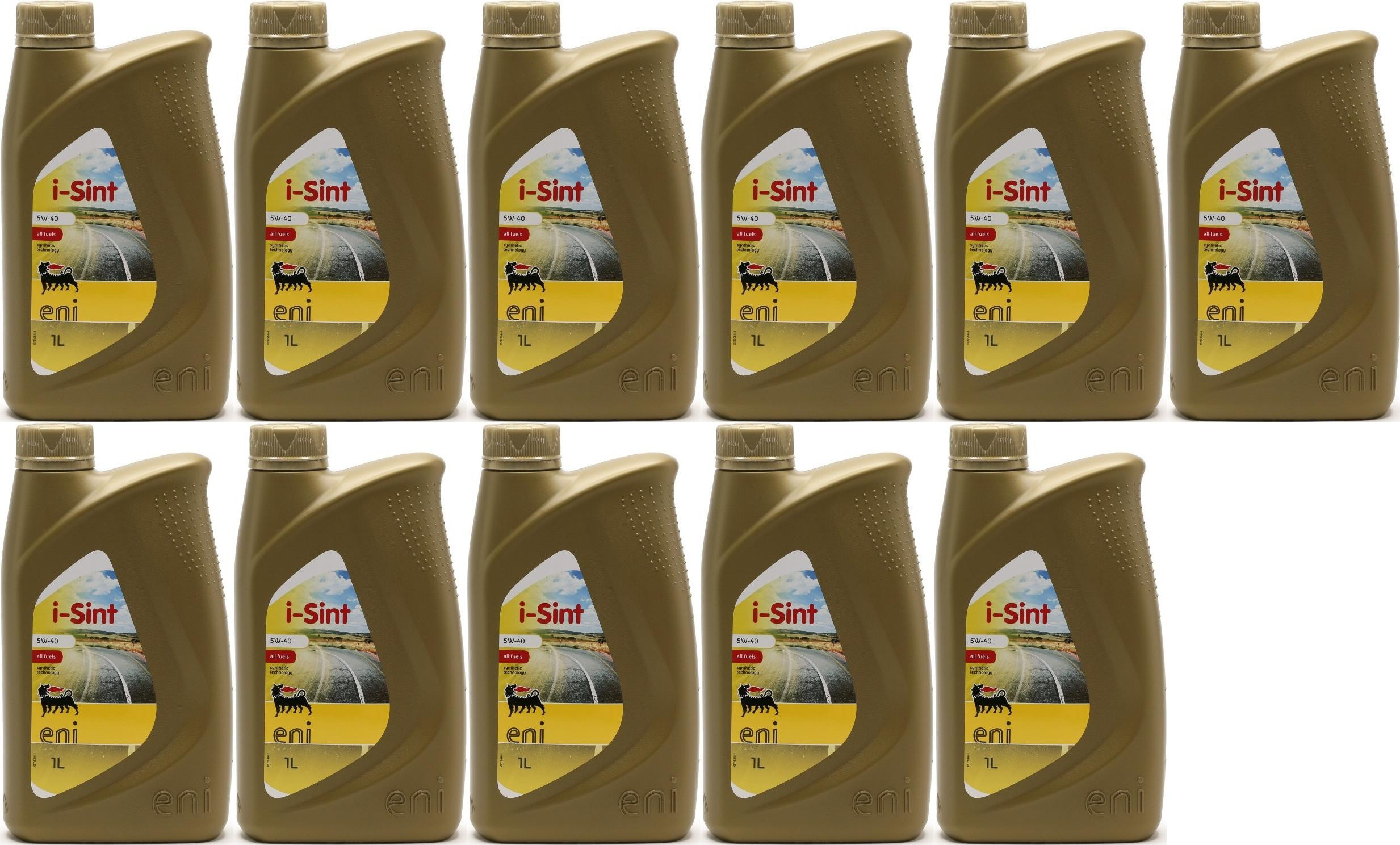 ENI i-Sint 5W-40 Motoröl 11x 1l = 11 Liter