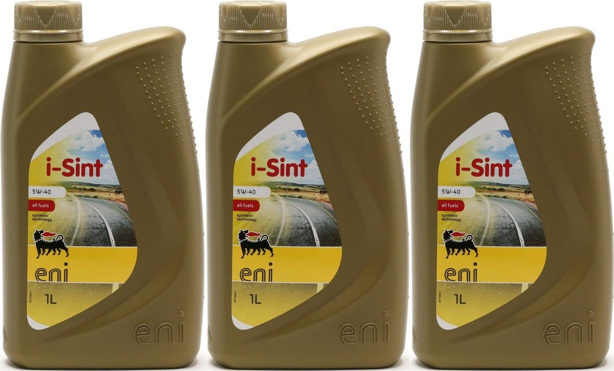 ENI i-Sint 5W-40 Motoröl 3x 1l = 3 Liter