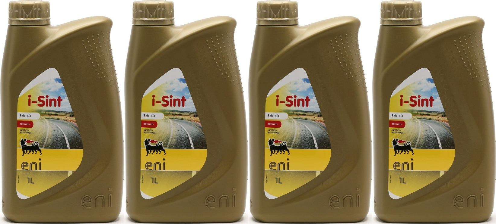 ENI i-Sint 5W-40 Motoröl 4x 1l = 4 Liter