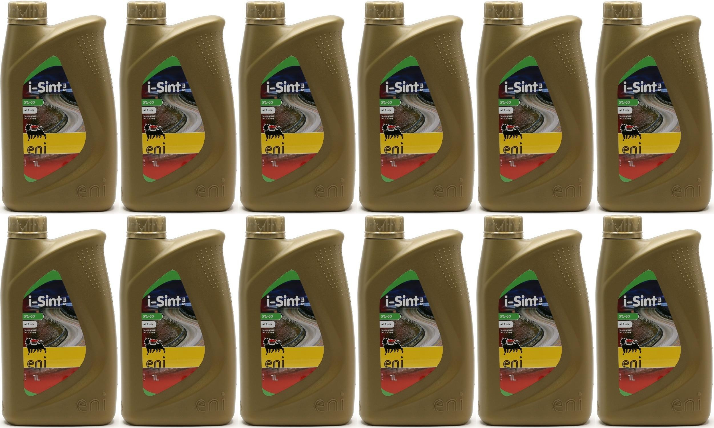 Eni i-Sint MS 5W-30 Motoröl 12x 1l = 12 Liter