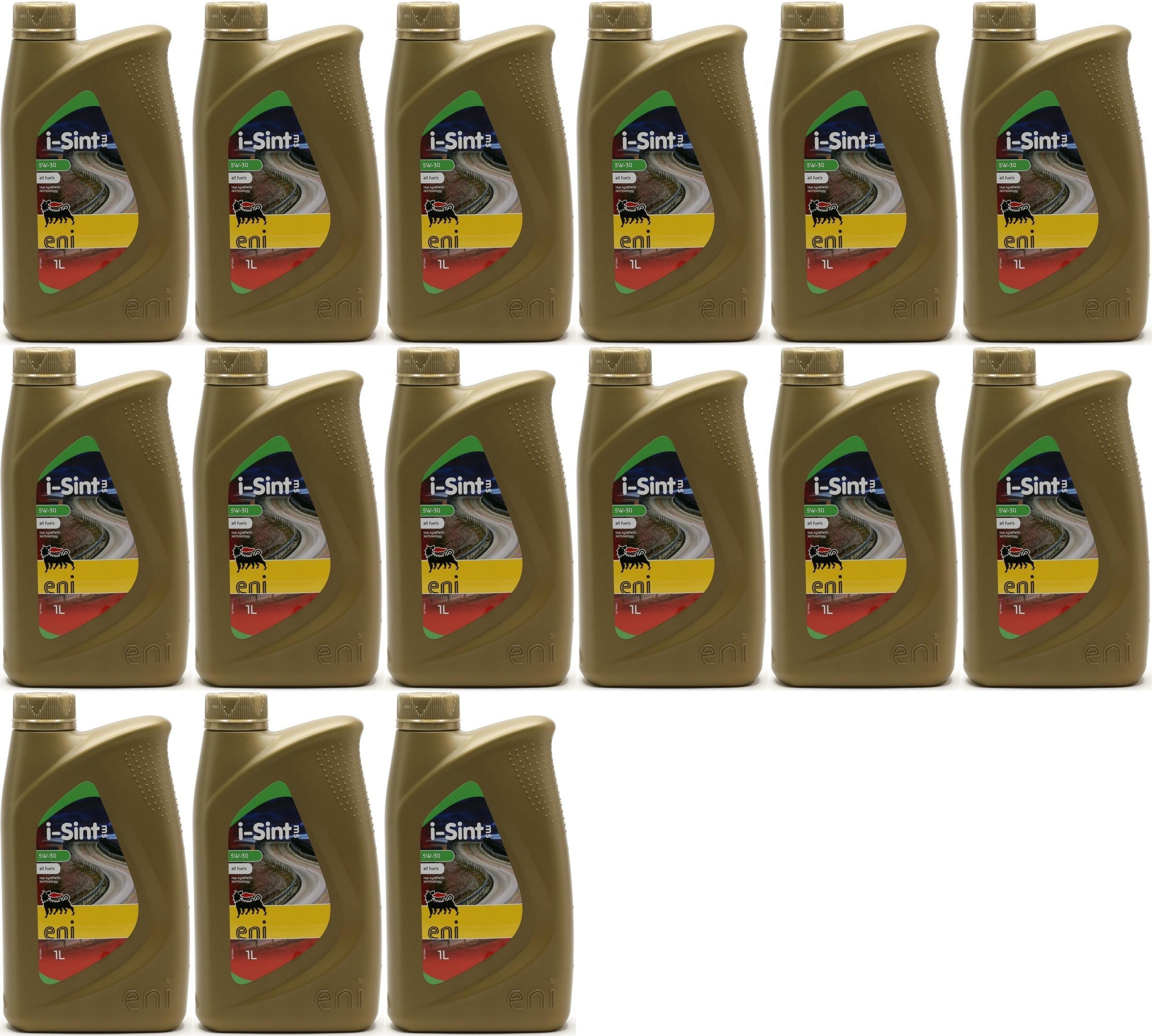 Eni i-Sint MS 5W-30 Motoröl 15x 1l = 15 Liter