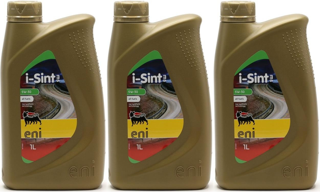 Eni i-Sint MS 5W-30 Motoröl 3x 1l = 3 Liter