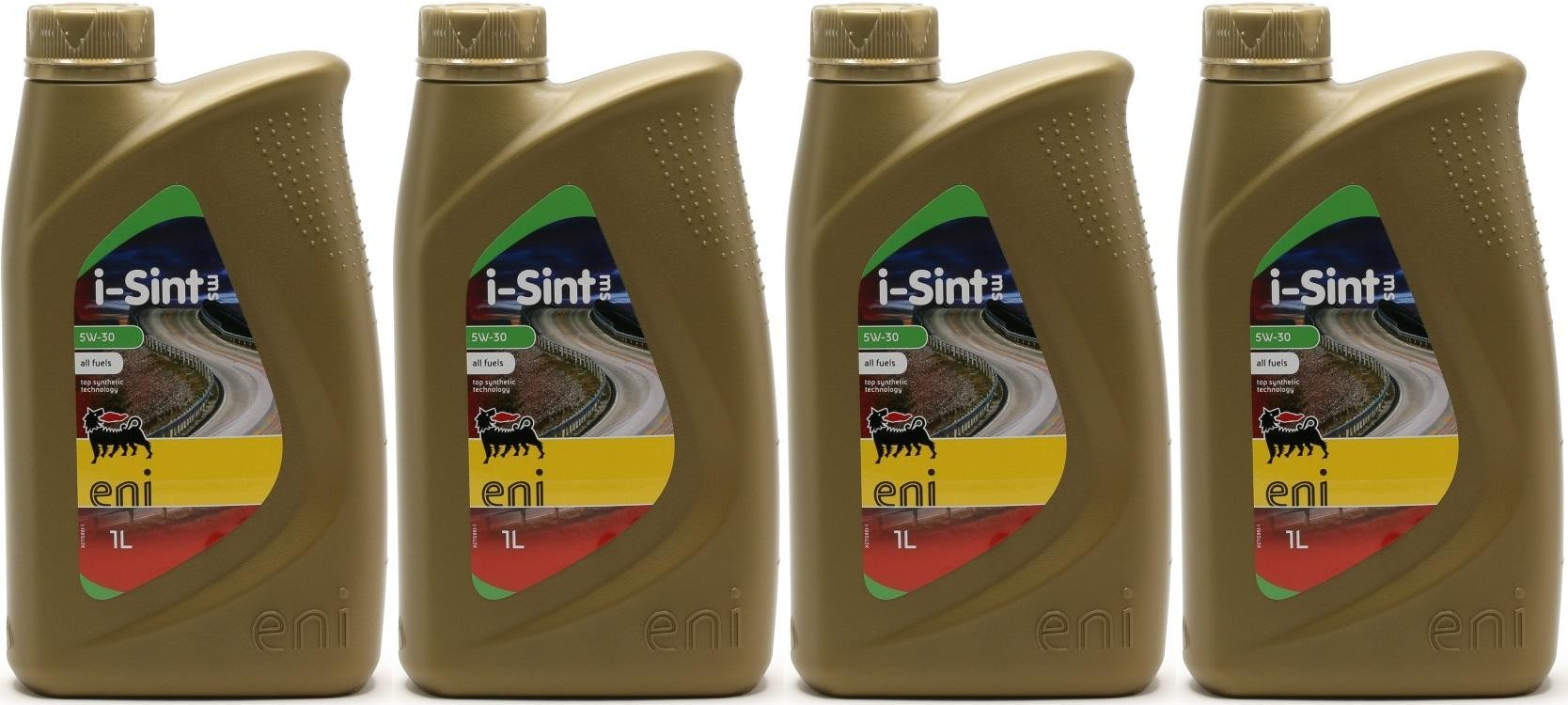 Eni i-Sint MS 5W-30 Motoröl 4x 1l = 4 Liter