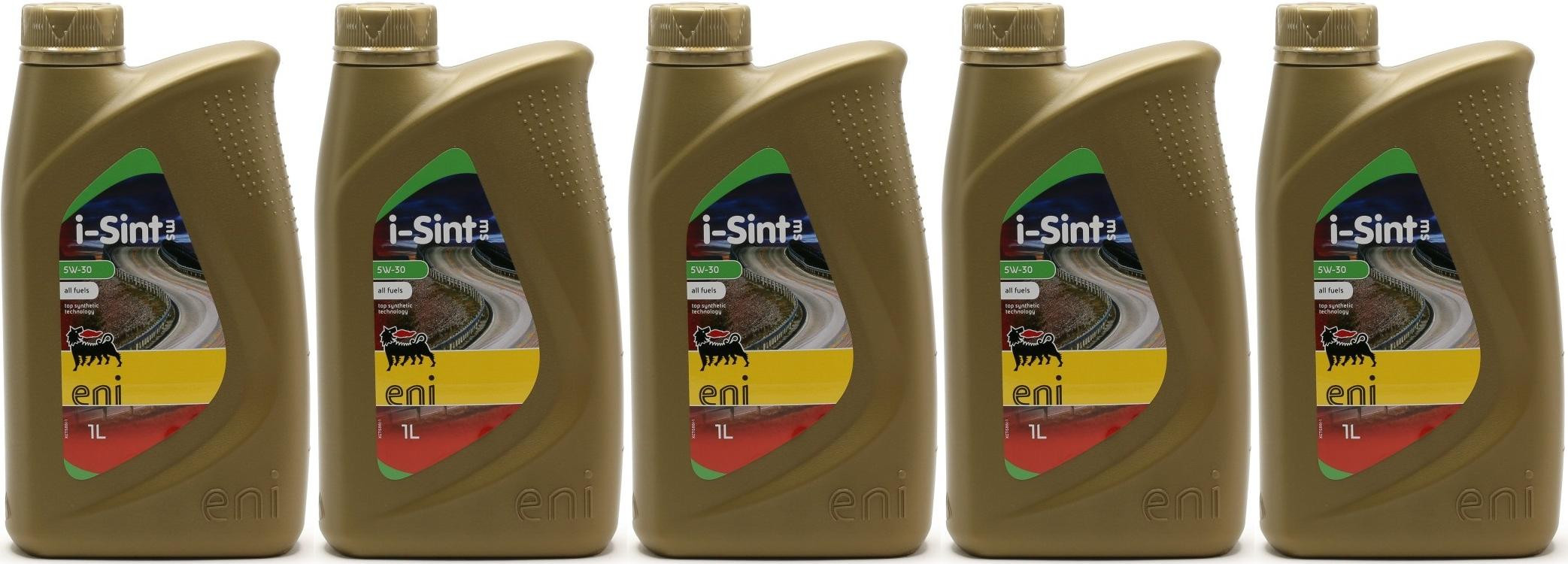 Eni i-Sint MS 5W-30 Motoröl 5x 1l = 5 Liter