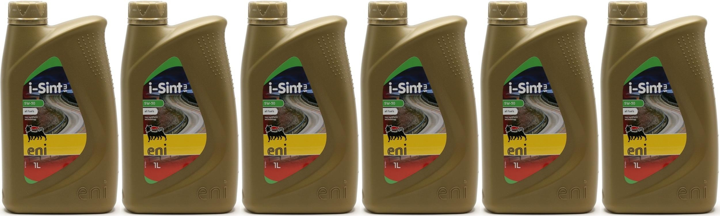 Eni i-Sint MS 5W-30 Motoröl 6x 1l = 6 Liter