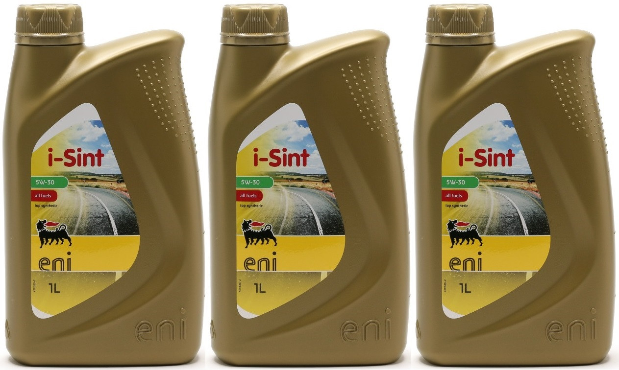 ENI i-Sint 5W-30 Motoröl 3x 1l = 3 Liter
