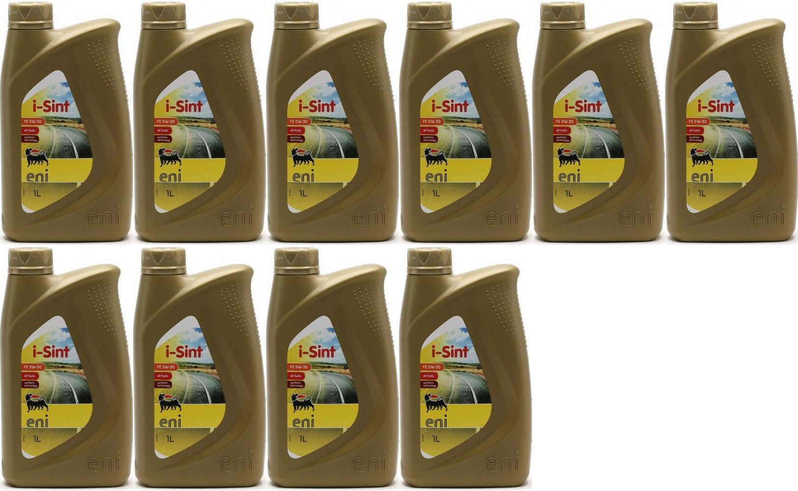 ENI i-Sint FE 5W-30 Motoröl 10x 1l = 10 Liter