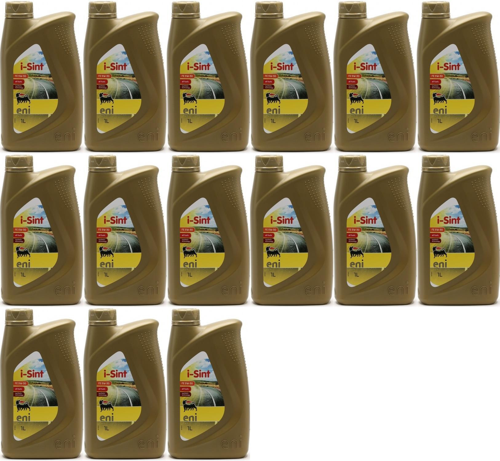 ENI i-Sint FE 5W-30 Motoröl 15x 1l = 15 Liter