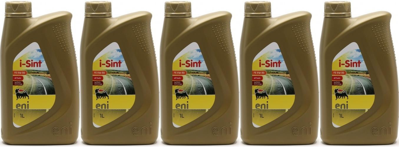 ENI i-Sint FE 5W-30 Motoröl 5x 1l = 5 Liter