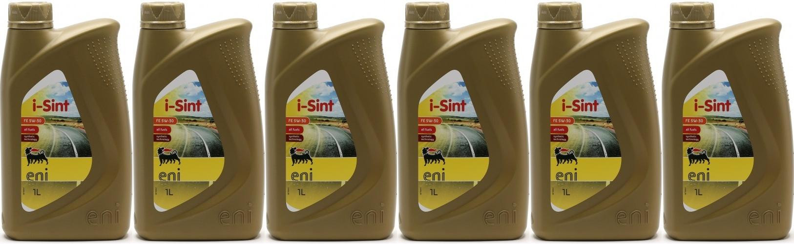 ENI i-Sint FE 5W-30 Motoröl 6x 1l = 6 Liter