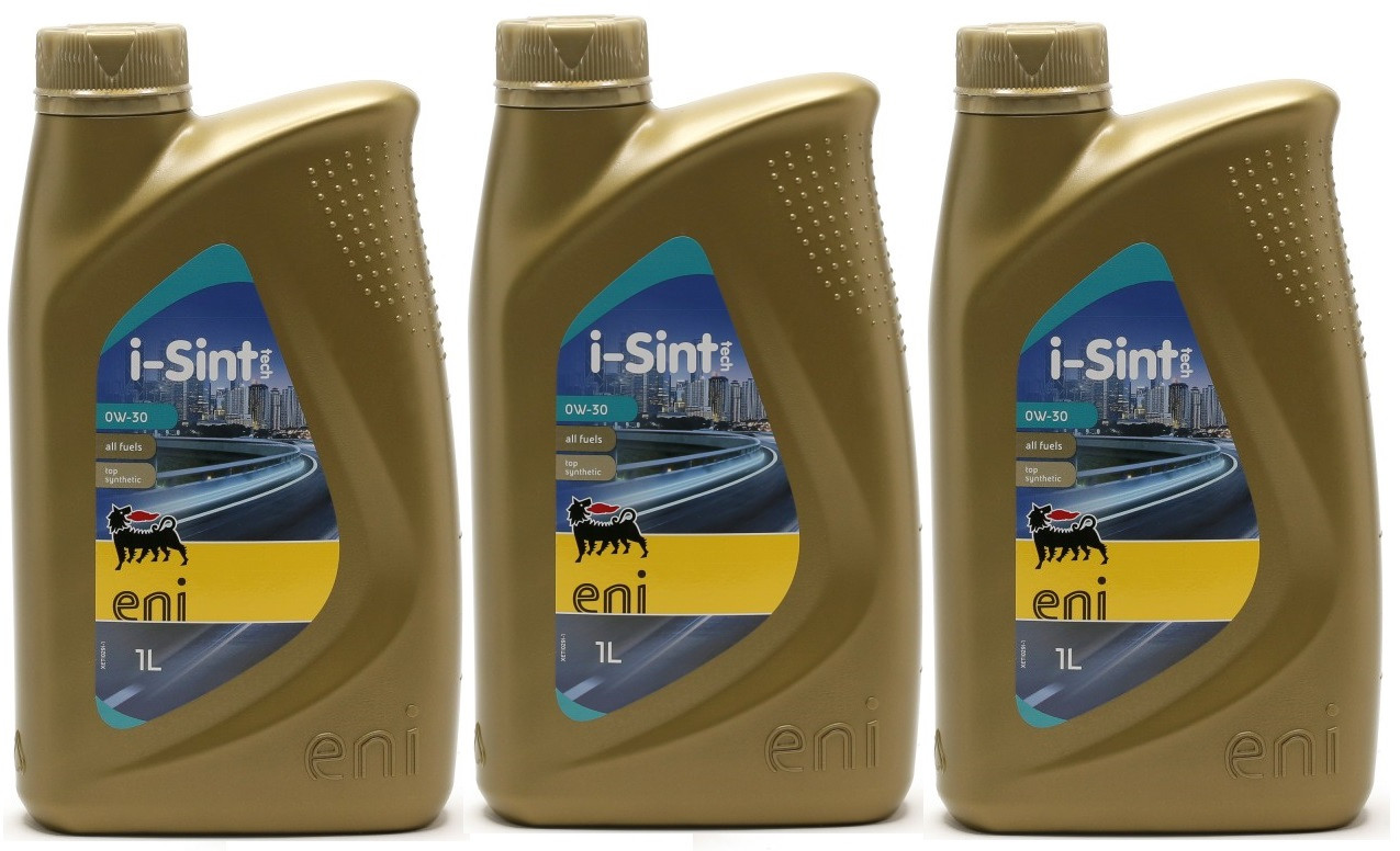 ENI i-Sint Tech 0W-30 Motoröl 3x 1l = 3 Liter